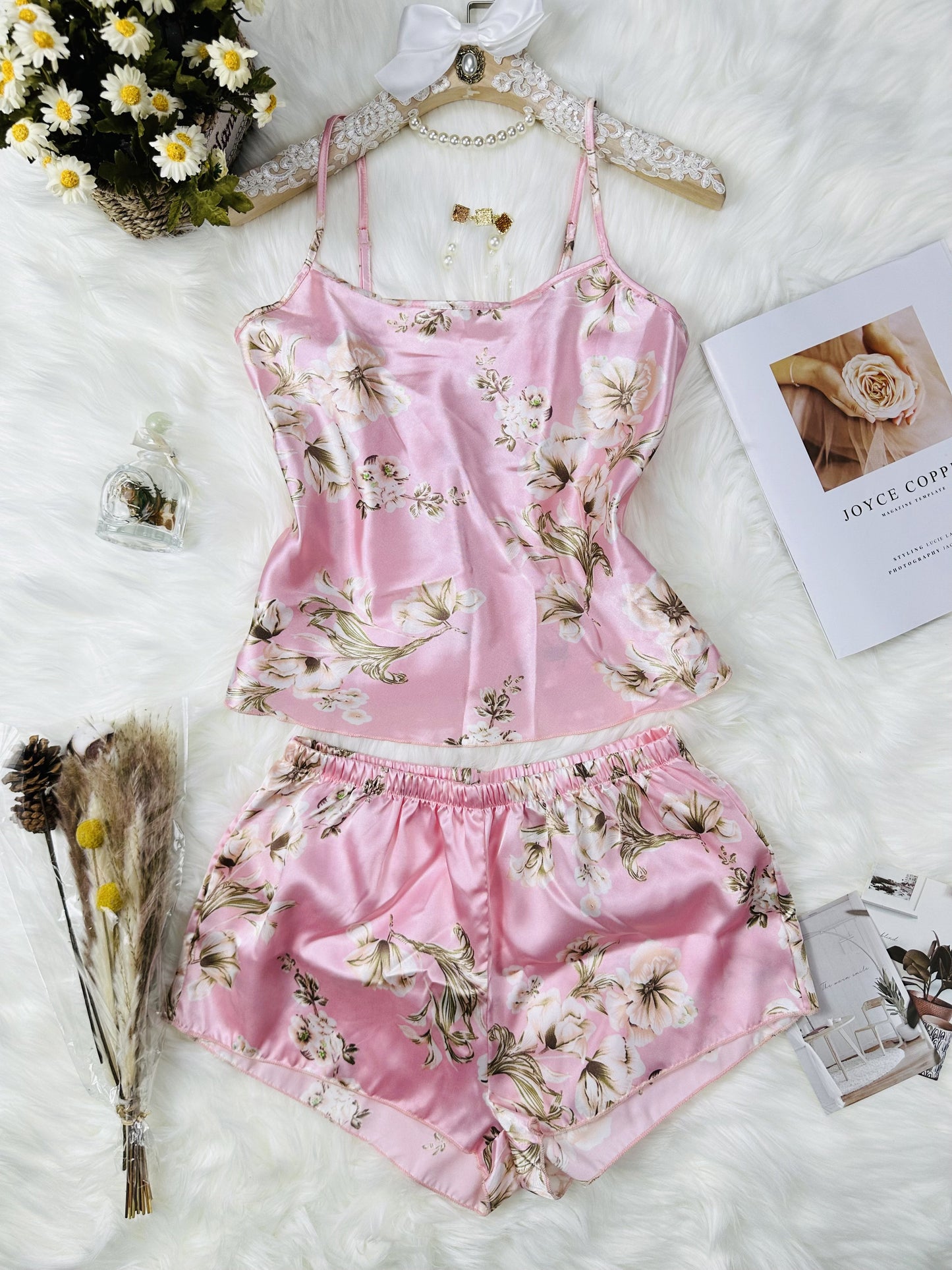 Women's  Sexy  Pajamas Set - Two Piece,  Fabric, Sexy , fashion .