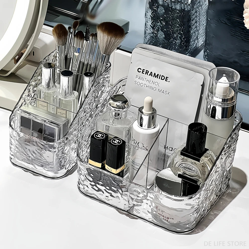 Artist Makeup Storage Organizer Clear Skincare Organiser , Box For Lipstick Cosmetic Organizer Perfume Holder .