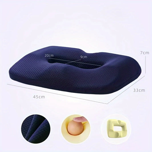 Comfortable  Cushion for Tailbone and Spine Support, Hemorrhoid Relief, Office Comfort Pillow - Hand Wash Only