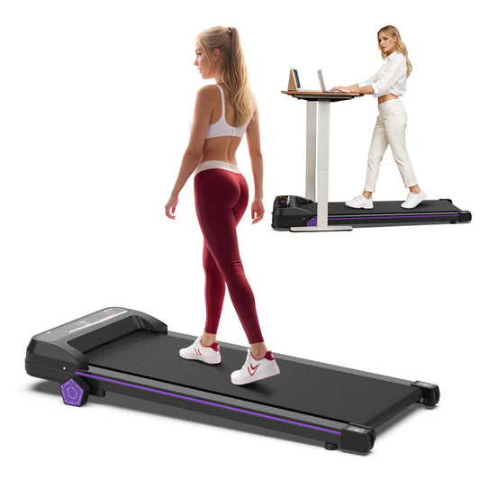 Get Fit  with 2.5HP Home Treadmill Five Levels Adjustable 265LBS Load Capacity Intelligent Treadmill for Walking and Running .