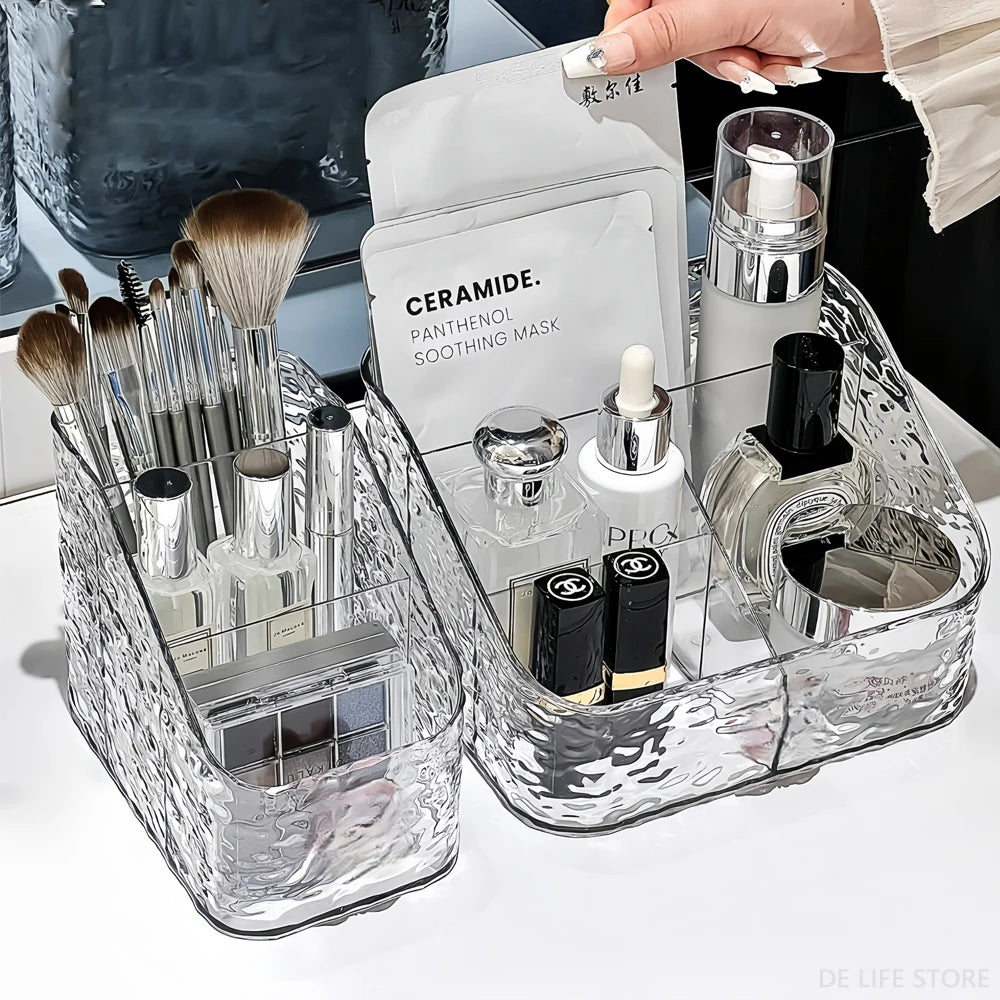 Artist Makeup Storage Organizer Clear Skincare Organiser , Box For Lipstick Cosmetic Organizer Perfume Holder .