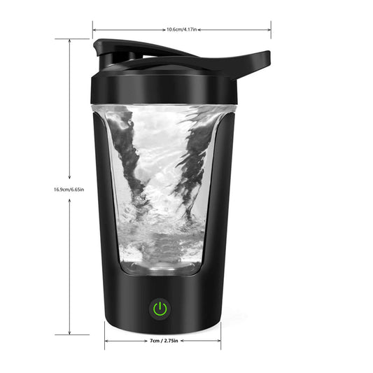 Protein Powder Shaker 350ml Electric Mixing Cup Portable, Bottle Mixer , fit in your bag , Home ,Office , Kitchen  .