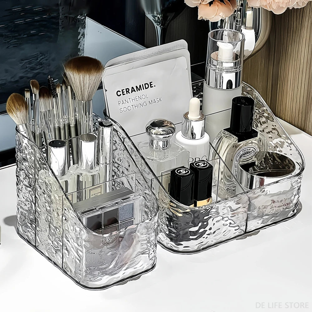 Artist Makeup Storage Organizer Clear Skincare Organiser , Box For Lipstick Cosmetic Organizer Perfume Holder .